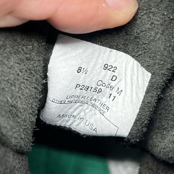 Carolina 9" Maple Steel Toe Work Boot Black Leather Mens Size 8.5 D Made in Usa - Picture 14 of 14